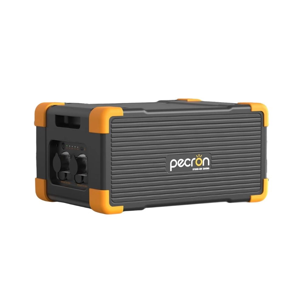 Expansion Battery 3840Wh LiFePO4 Add-On Power for Portable Power Station Whole-Home Backup Compatible with E3600 E2400 F3000 Solar Generator