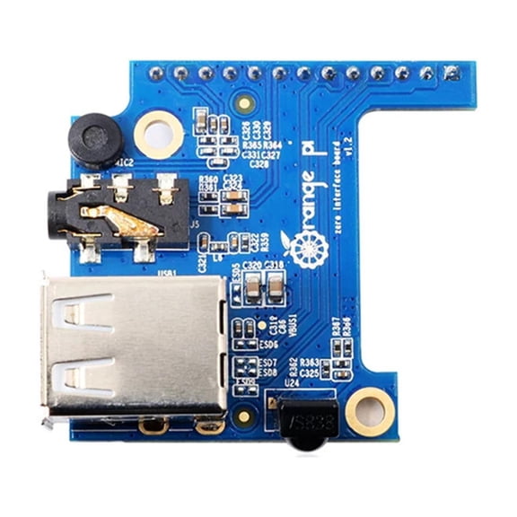 Expansion Board Analog Video and Audio Output, Microphone for Orange Pi Zero/Zero Plus/Zero Plus2