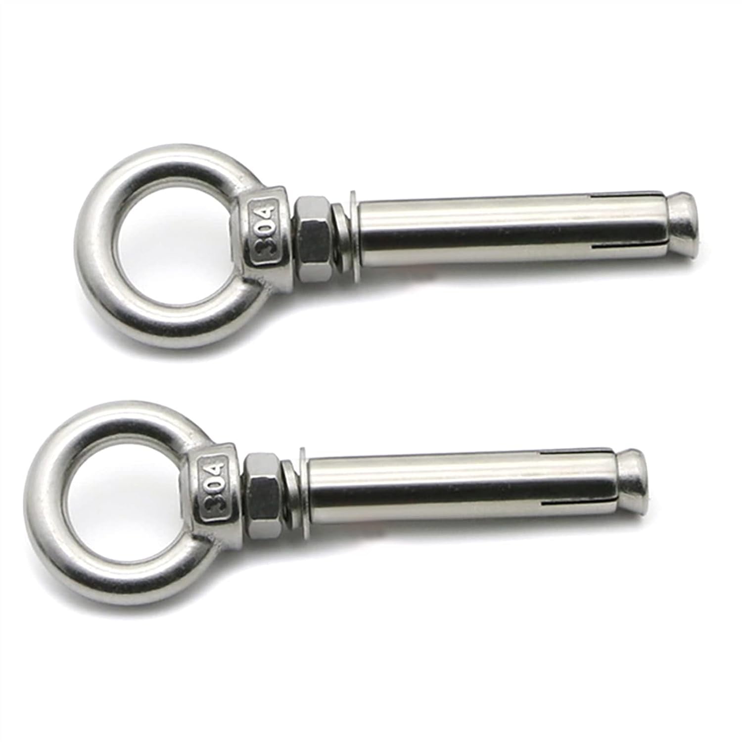 Expansion Bolt Heavy Duty Lifting Ring Bolt，Eyebolts 5pcs 304 Stainless