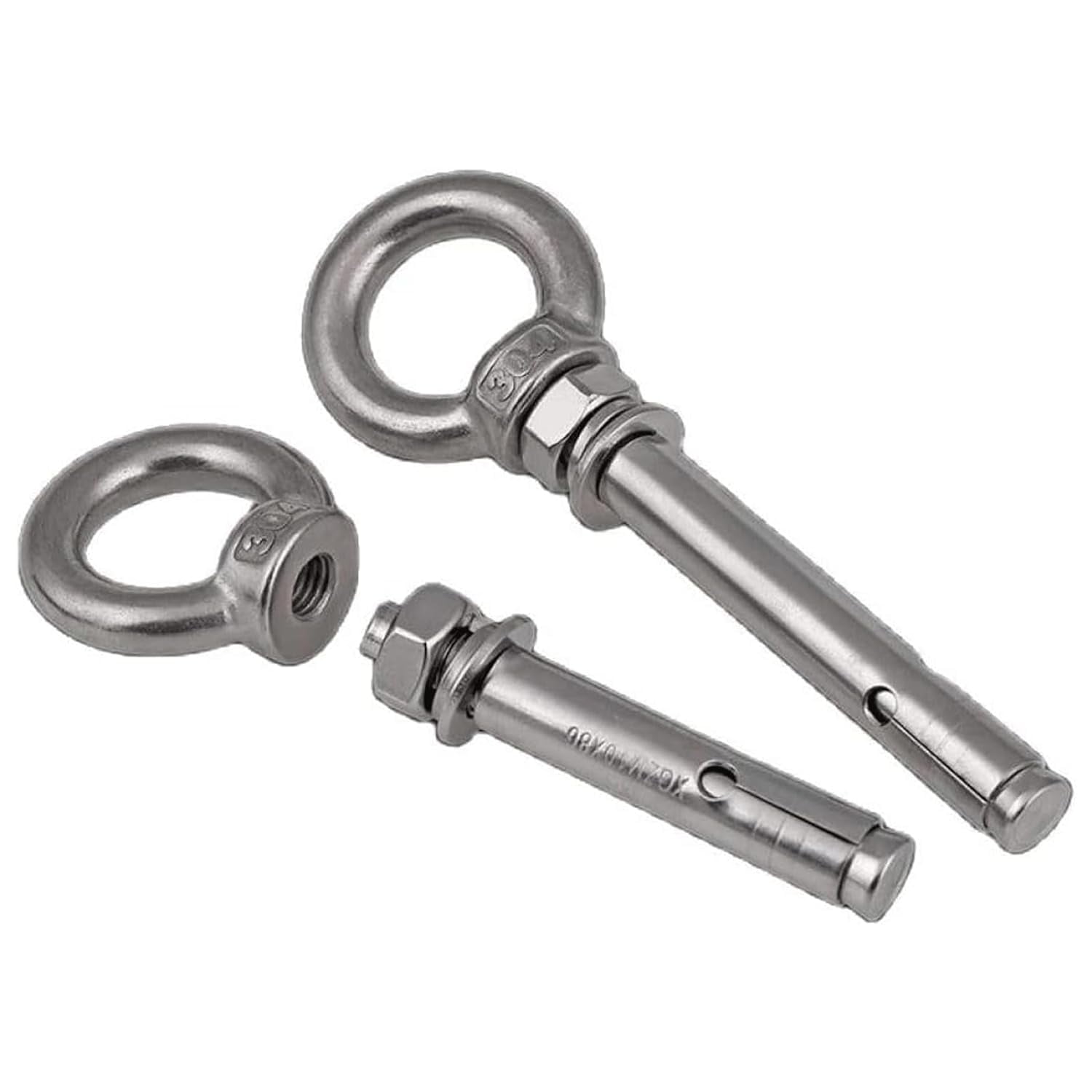 Expansion Bolt M6 M8 M10 Eyebolt Expansion Bolt Loop Swing Hook 2pcs