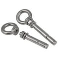thumbnail image 1 of Expansion Bolt M6 M8 M10 Eyebolt Expansion Bolt Loop Swing Hook 2pcs 304 Stainless Steel Expansion Screw Hook Lifting Eye Nut, 1 of 5