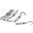 thumbnail image 1 of Expansion Bolt Screw Sleeve Anchor， M8 Open Cup Hook Expansion Bolt Screws 304 Stainless Steel Anchor Ceiling Hook Bolts Heavy Duty Bolts 5 Pack (Color : M8 Hook Expansion Bolt, Size : Silver), 1 of 5