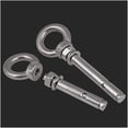 thumbnail image 1 of Expansion Bolts,Eye Hooks,304 Stainless Steel Expansion Screw Hook Eyebolt Expansion Bolt Loop Swing Hook M6 M8 M10-M20 1pcs Eyelet Screws (Length : 80mm, Size : M10) (Color : 120mm/M14), 1 of 4