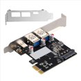 thumbnail image 1 of Expansion Card Desktop Graphics Card PCI-E1x to USB3.1 Type-C Card USB3.0 A Adapter Card Forward and Reverse Insertion, 1 of 5