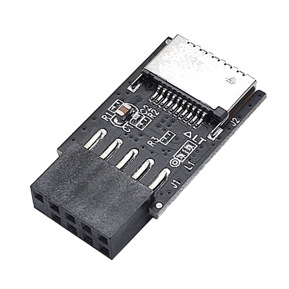 Expansion Card Module USB2.0 9PIN Female to TYPE-E A-KEY Adapter 20 9 Pin B