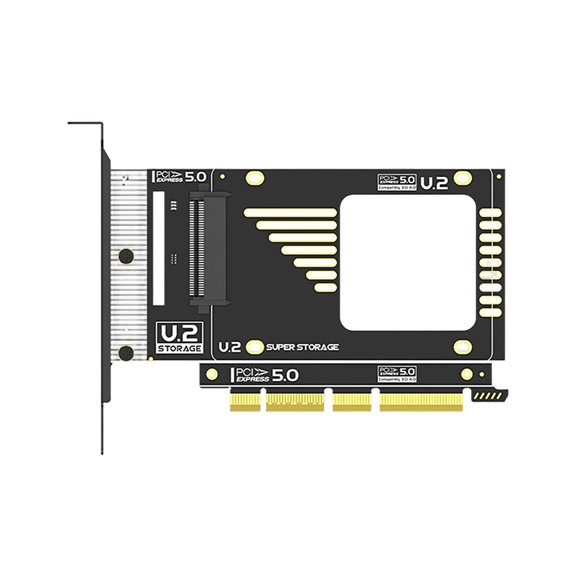 Expansion Card PCIExpress 5.0 Connection to U.2 SFF 8639 for NVMe Drive
