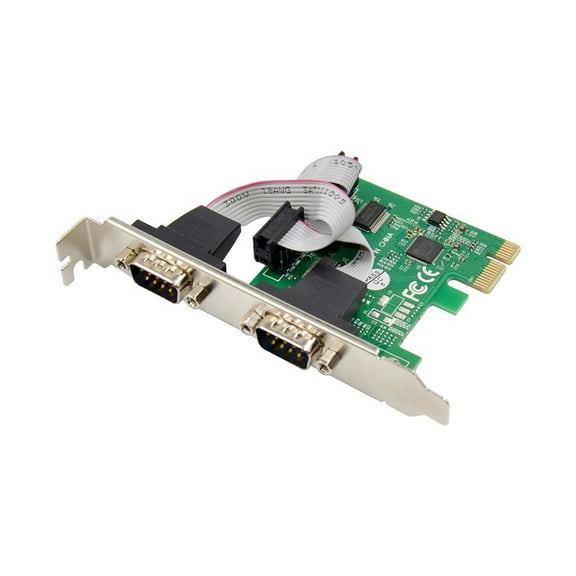 Expansion Card ST316 PCIe X1 AX99100 2S DB-9 Pin RS232 COM Port Multi-Function Convenient Expansion Card