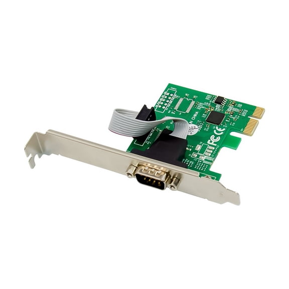 Expansion Card ST328 PCIe X1 AX99100 1S DB-9 Pin RS232 Expansion Card