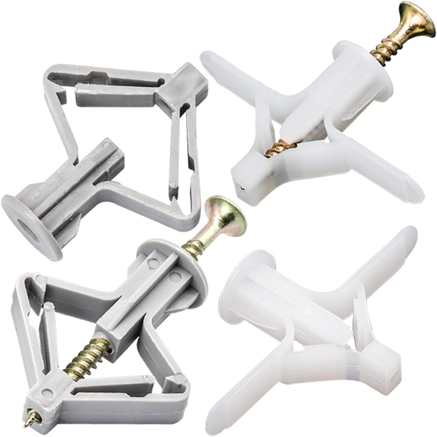 Expansion Drywall Anchor Kit with Screws Self Drilling Wall Home