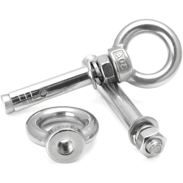 Expansion Eye Bolt 304stainless Steel Installation Artifact Hook Long