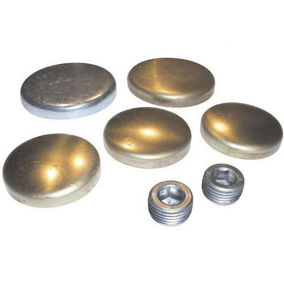 Expansion Plug Kit - Compatible with 1975 - 1996 Ford F-150 4.9L 6-Cylinder 1976 1977 1978 1979 1980 1981 1982 1983 1984 1985 1986 1987 1988 1989 1990 1991 1992 1993 1994 1995