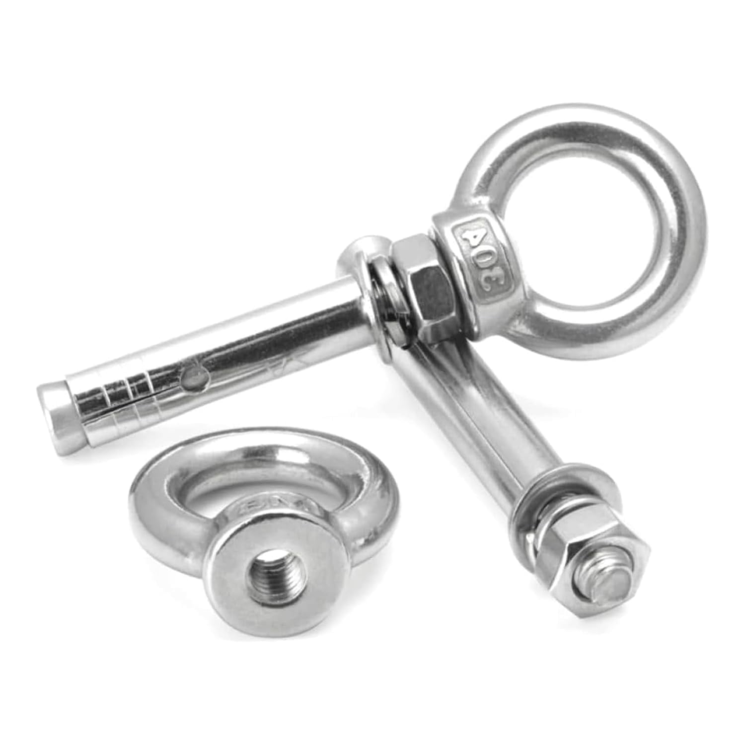 Expansion Ring Eye Bolts Expansion Bolt 304 Stainless Steel Ring Anchor Eyebolt Expansion Screw