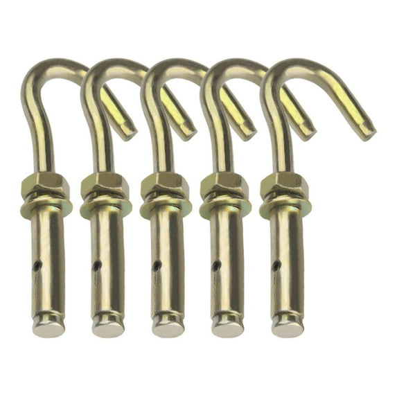 Expansion Screw Bolts, Wedge Anchor,Stainless Steel,Screws,Screws,Open Expansion Hook - Expansion Anchor Bolt,M10*100(120°) / 5 Pieces(Color:M8/5 Pieces)(Color:M8/5 Pieces) (Color (Color : M8/5 Pie