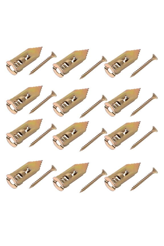 Expansion Screw Hardware Screws Wall Fasteners Keychain Kit Golden