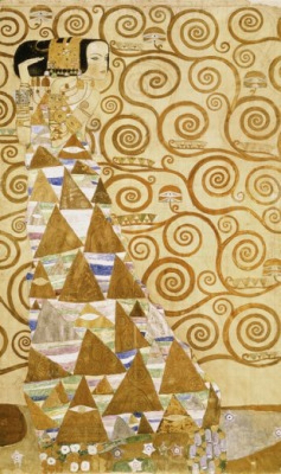 Expectation 1905-06 Gustav Klimt (1862-1918Austrian) Osterreichisches Museum fur Angewandte Kunst Canvas Art - Gustav Klimt (24 x 36)