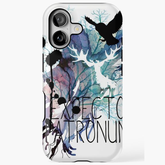 Expecto Patronum Hedwig Watercolour 2 Compatible Phone Case for iPhone 11–17 Pro Max