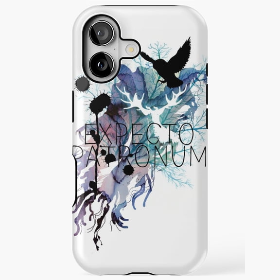 Expecto Patronum Hedwig Watercolour Compatible Phone Case for iPhone 11–17 Pro Max