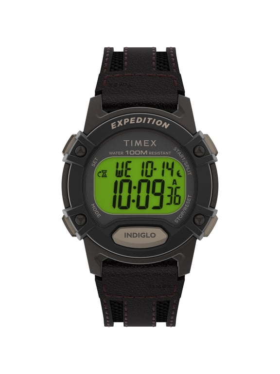 Expedition CAT5 41mm Leather Strap Watch