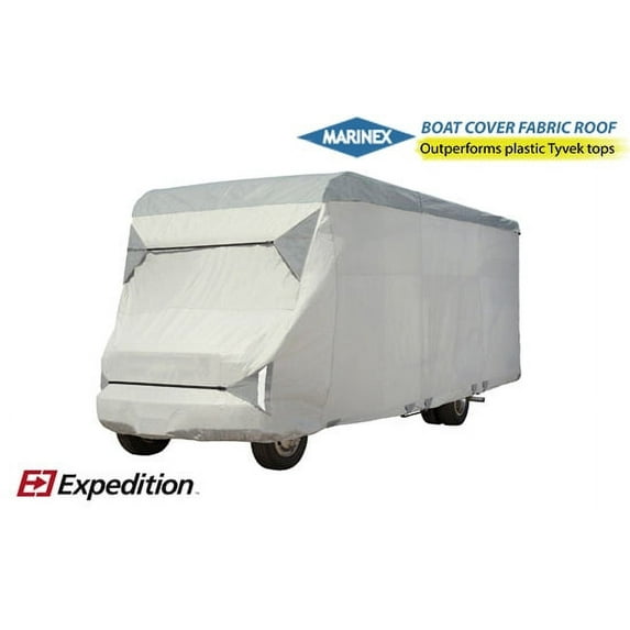 Expedition EXC1820 Outdoor Auto Class C RV Vehicle Cover by Eevelle | Fits 18 - 20 Feet | Gray