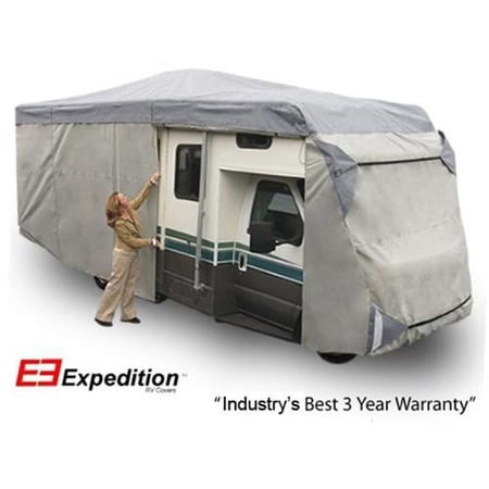 Expedition EXC3235 Outdoor Auto Class C RV Vehicle Cover by Eevelle | Fits 18 - 20 Feet | Gray