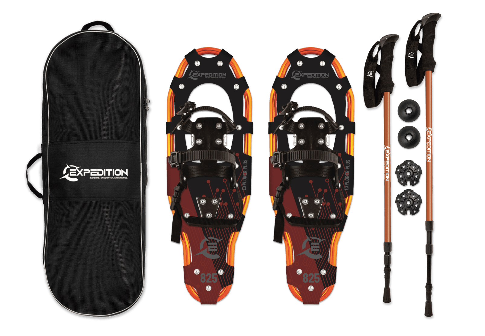 Expedition Explorer Plus Kit Series Snowshoes 25 In.