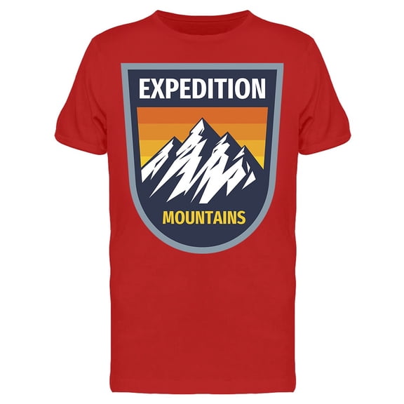 Expedition Mountains T-Shirt Men -Image by Shutterstock, Male Small