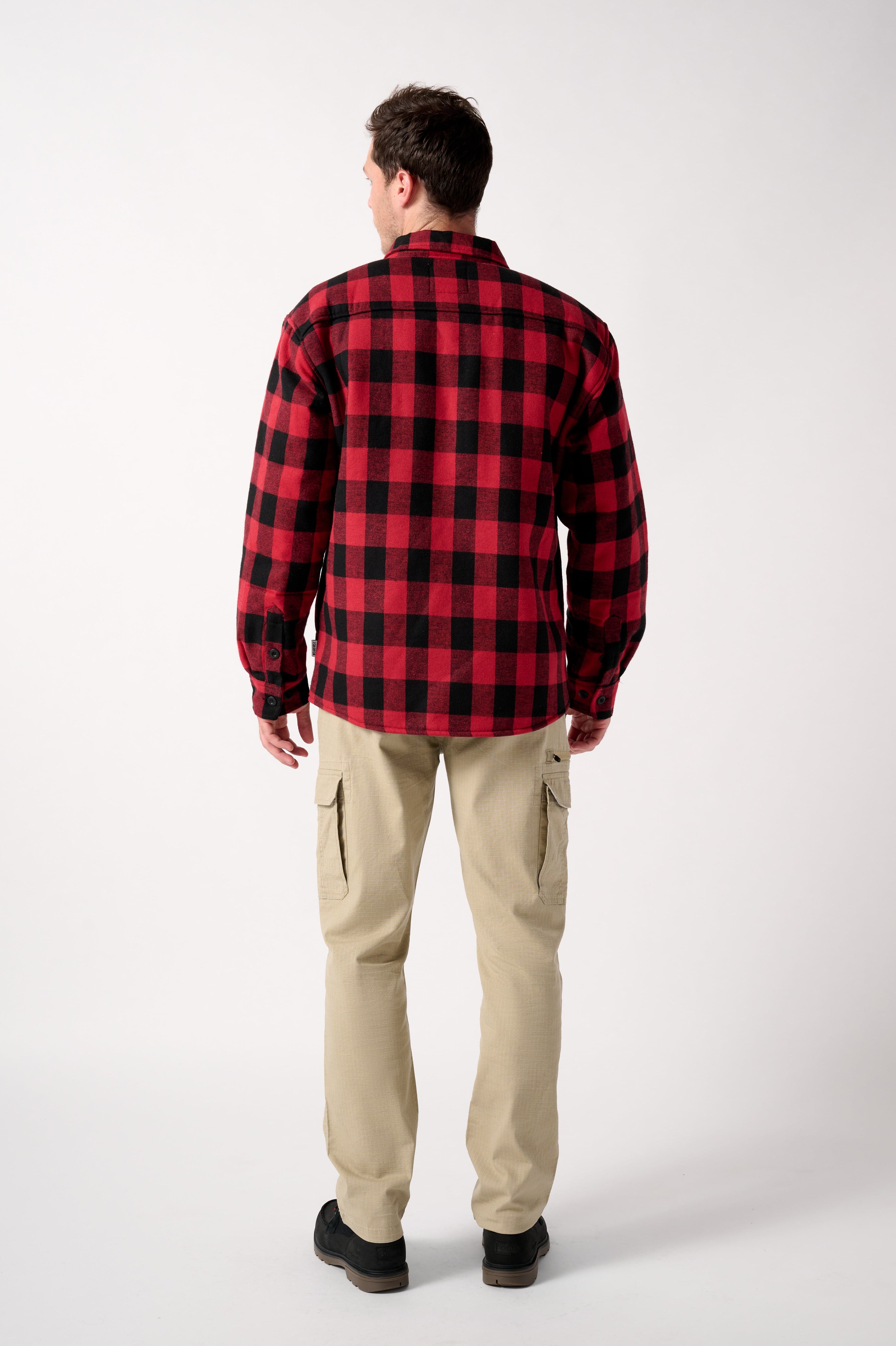 Expedition Sherpa Fleece Lined Men's Flannel Jacket