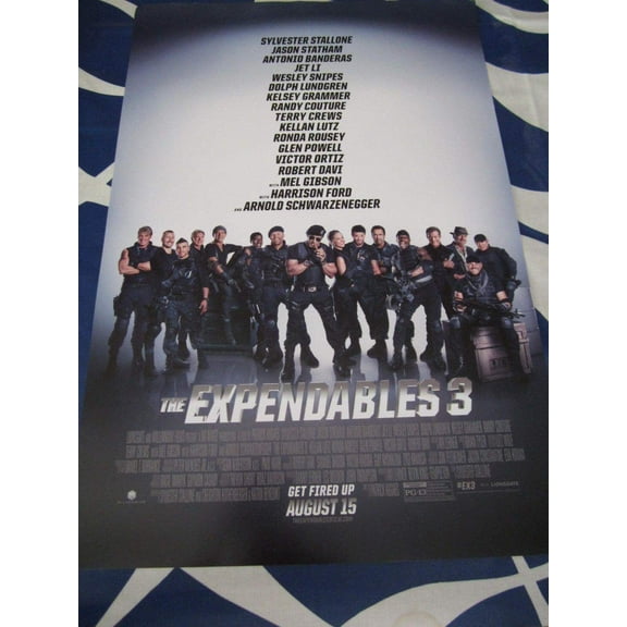 Expendables 3 Cast mini 13x20 movie poster