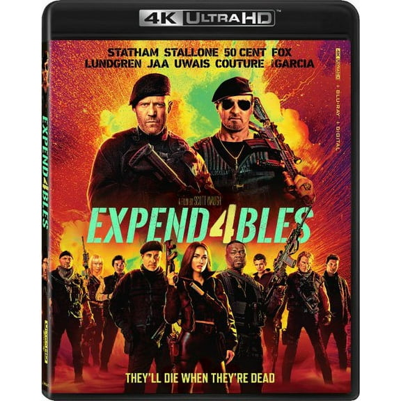 Expendables 4 (4K Ultra HD + Blu-Ray), Starring Jason Statham