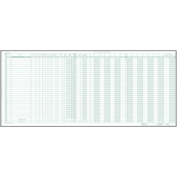 Expense Combo Journal Sheet, 15