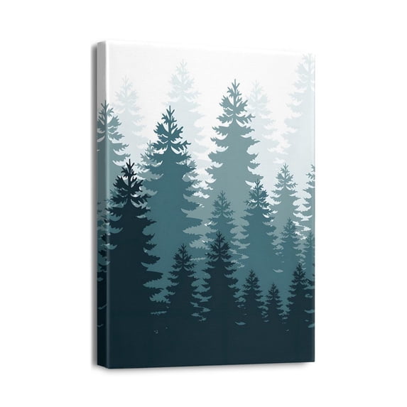 Experience Artistry 12x16in Boho Mountain Canvas Art - Sophisticated Wall Décor for Office, Living Room, & Bedroom