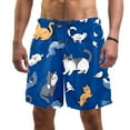Experience Comfort and Style Quick Dry Cute Animals Men's Swim Trunks