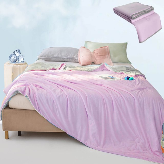 Experience Cool Comfort with Viflosae's Fiber Cooling Blanket! Summer Blanket with Fiber Keeps