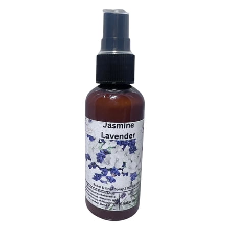 Experience Freshness with Our Jasmine Lavender Room and Linen Spray (2Ounces)