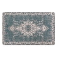 thumbnail image 1 of Experience Luxury with Vintage Bathroom Runner Rug, Soft & Non-Slip, Gray, 20x32 in, Machine Washable, Oriental Kitchen Rug, Ideal for Bedroom, Hallways, Kids Room, Traditional Tribal Floral Design, 1 of 5
