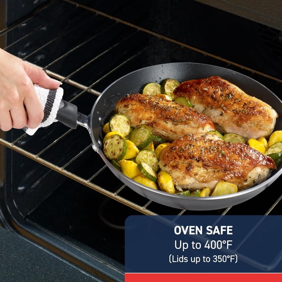 Experience Nonstick Fry Pan 12.5 Inch Induction Oven Safe Black
