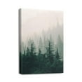 thumbnail image 1 of Experience Outdoor Beauty Aesthetic Forest Draw Wall Decor - 12x16in Foggy Mountain, Green Woodland Scenery for Bedroom, 1 of 1