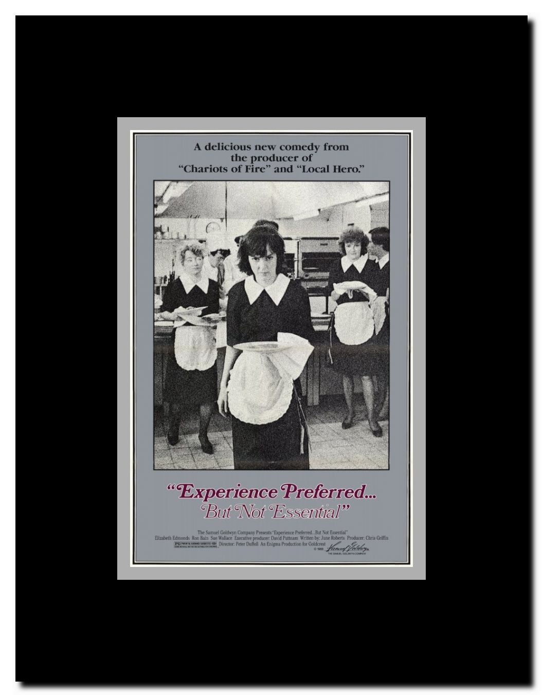 Experience Preferred. . . But Not Essential Framed Movie Poster