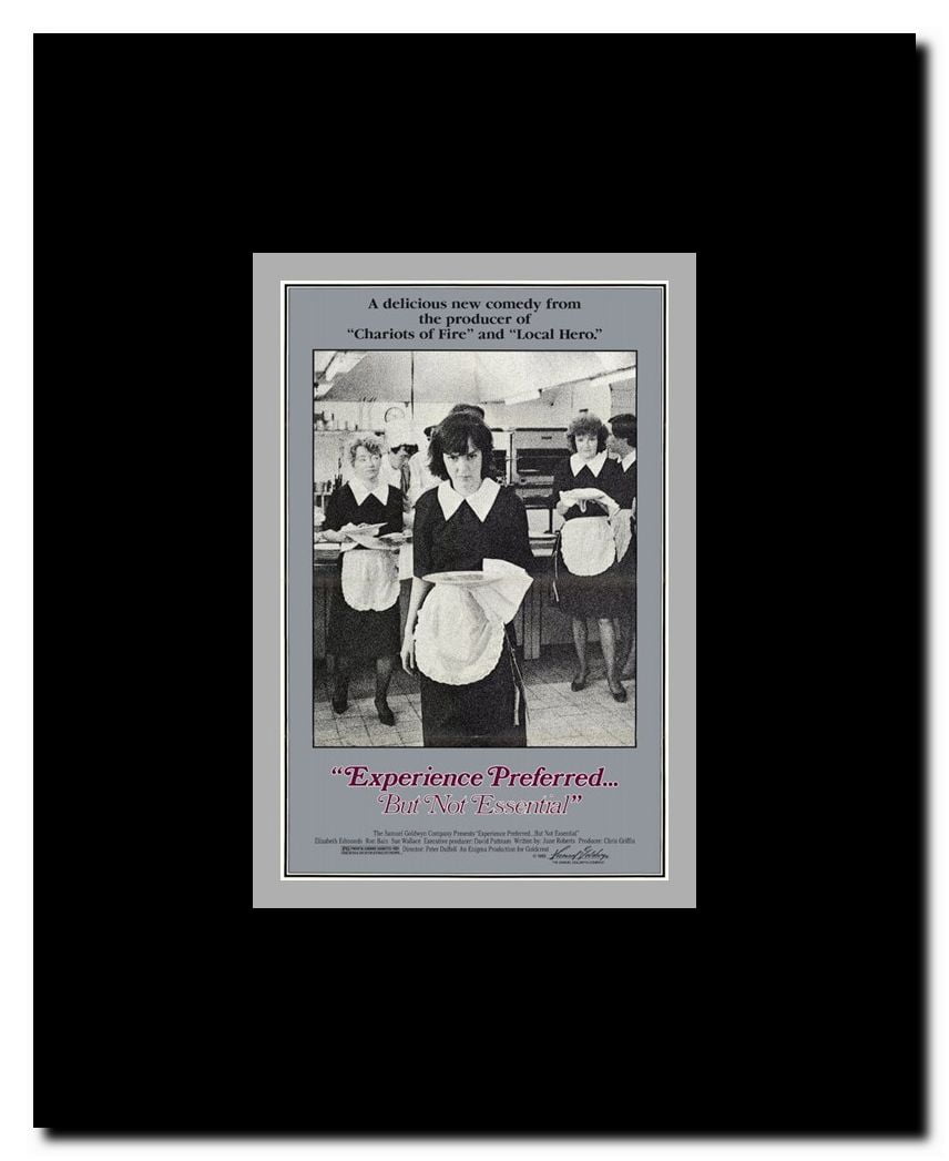 Experience Preferred But Not Essential Framed Movie Poster