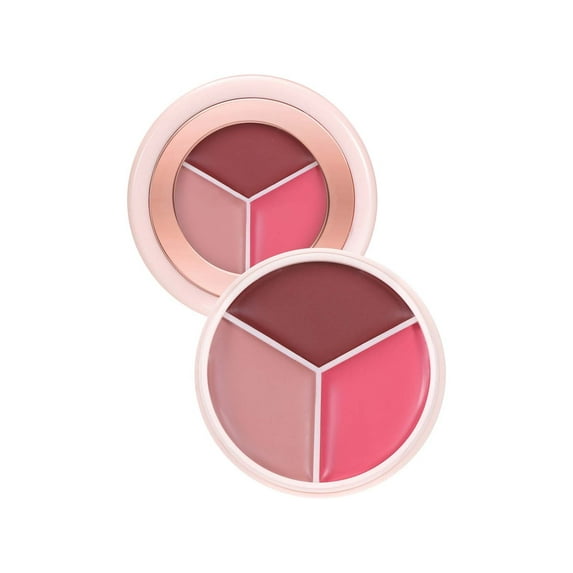 Experience The Makeup Effect Three-color Blush Matte Waterproof Blush Cream Carmine Blush Makes It For You To Create A Natural And Good Look.