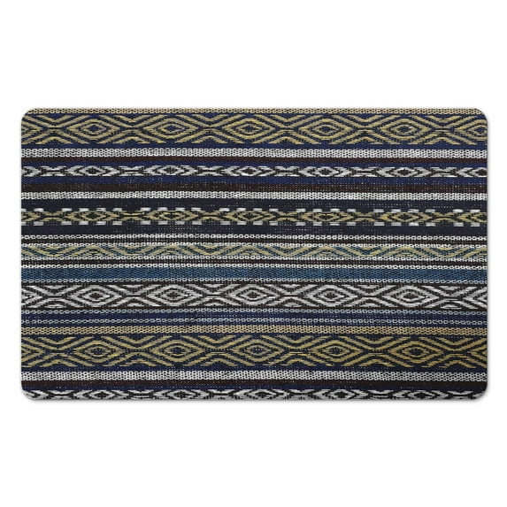 Experience Unmatched Comfort with our 20x32in Tribal Style Bath Rug Runner - Non-Slip, Soft Luxury Microfiber, Machine-Washable Bathroom Rugs. Perfect for Your Tub and Shower Floors!