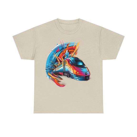 Experience the Future with our Futuristic Terrain T-Shirt!