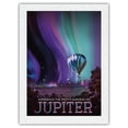 thumbnail image 1 of Experience the Mighty Auroras of Jupiter - NASA Exoplanet Travel Poster - Japanese Unryu Rice Paper Art Print 24 x 32 in, 1 of 4