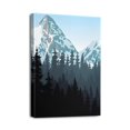 thumbnail image 1 of Experience the Outdoors 12x16 Inch Abstract Mountain Forest Framed Print - Perfect Canvas Art for Any Room, 1 of 1