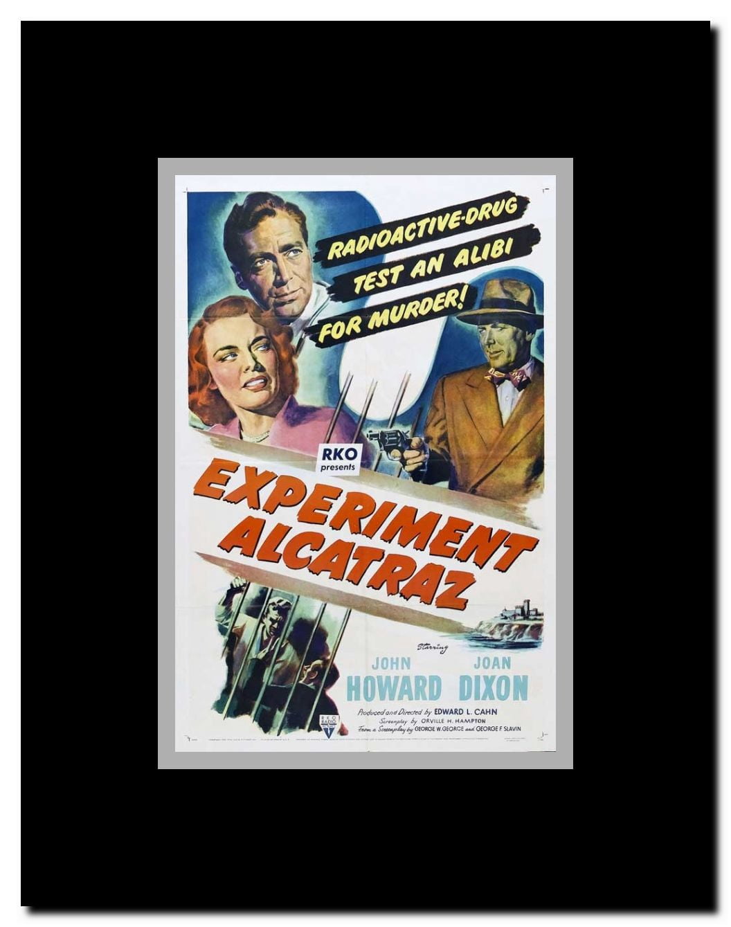 Experiment Alcatraz Framed Movie Poster