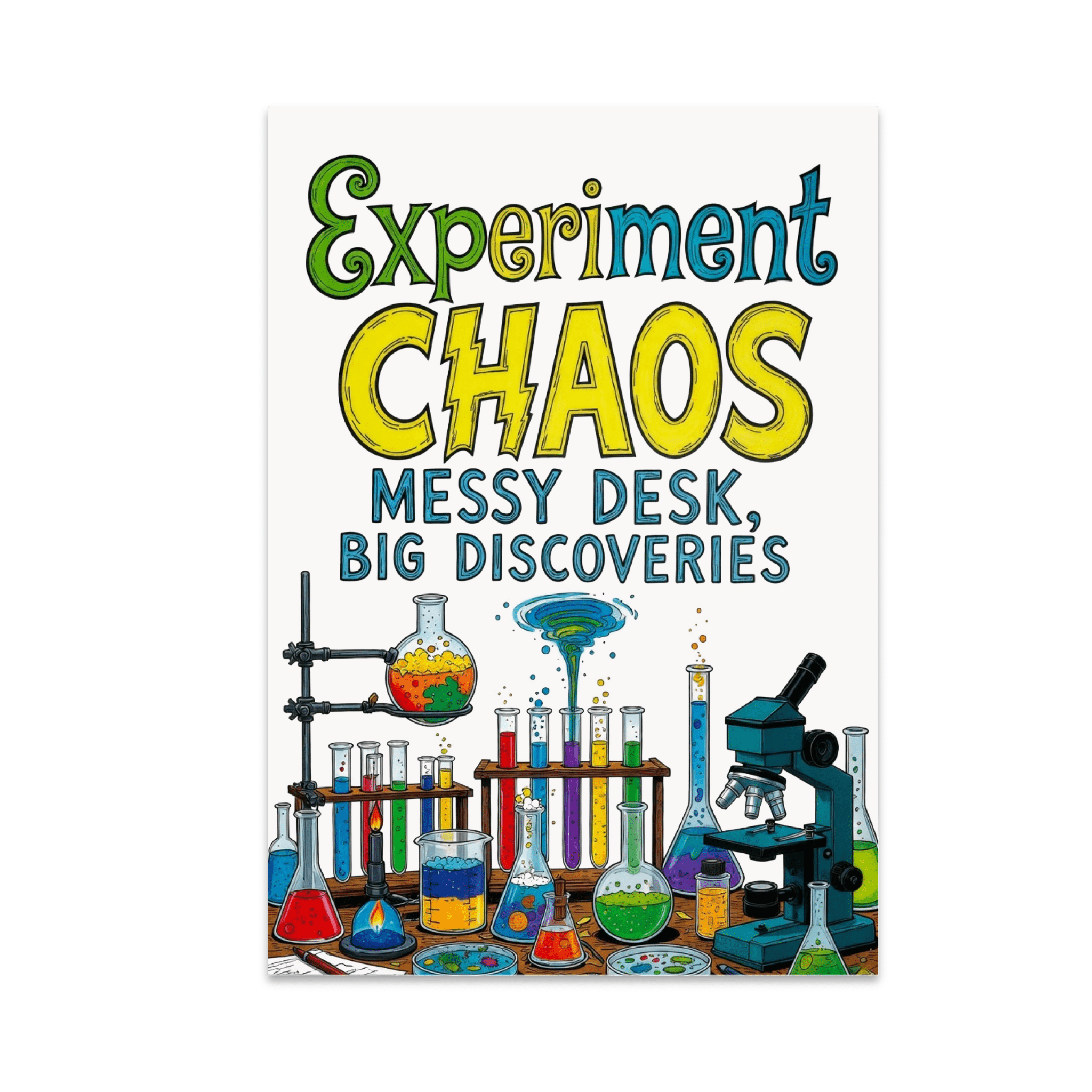 Experiment Chaos Messy Desk Big Discoveries - Science Art Enthusiast ...