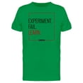 thumbnail image 1 of Experiment Fail Learn Lettering Tee Men's -Image by Shutterstock, 1 of 1
