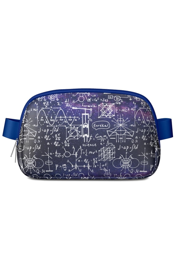 Experiment Fanny Pack – Science Classroom Ready Belt Bag with Formula & Lab Print, Perfect for Biology Fans