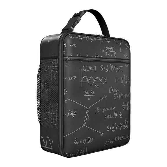 Experiment Laboratory Gifts Lunch Bag – Scientific Formula Educational Wall Science Classroom Engineering Technology Insulated Thermal Food Container Bag