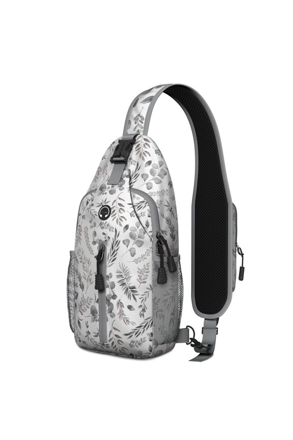 Experiment and Science Classroom Sling Backpack with Scientific Formula Prints – Lightweight Durable Crossbody Bag with Ergonomic Fit, Adjustable Strap, Breathable Back, Ideal for Students